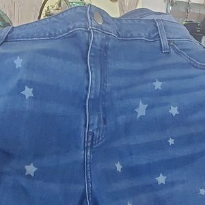 Womens plus size Jeans. Boyfriend style. Star design. Never worn. No tags